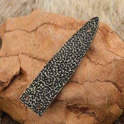 NÁKONČÍ, GOKSTAD, NORSKO, SLITINA ZINKU, STAROMOSAZ - SPONY A KOVÁNÍ - SEDLÁŘSTVÍ