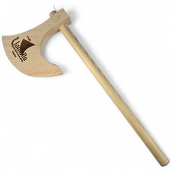 VALHALLA, VIKINGSKÁ SEKERA, DŘEVO, DĚTSKÁ HRAČKA - DŘEVĚNÉ A DĚTSKÉ ZBRANĚ - ZBRANĚ