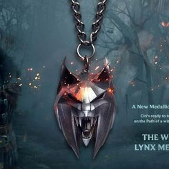 THE WITCHER IV, LYNX MEDAILON - PŘÍVĚSEK RYS - THE WITCHER - ZAKLÍNAČ - HOME DECOR