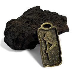LAGUZ - RUNOVÝ AMULET ZE DŘEVA - RUNY - ŠPERKY