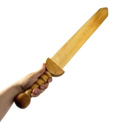 STŘEDOVĚKÝ MEČ, DŘEVO, DĚTSKÝ - DŘEVĚNÉ A DĚTSKÉ ZBRANĚ - ZBRANĚ