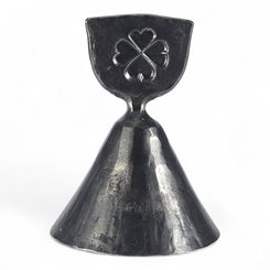 KOVANÝ ZVONEK, ČTYŘLÍSTEK - KOVANÉ VÝROBKY - KOVÁŘSTVÍ A MINCE