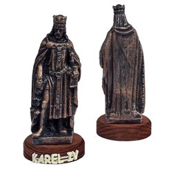 KRÁL KAREL IV., MINIATURA - SLOVANÉ, ČECHY, MORAVA - HOME DECOR