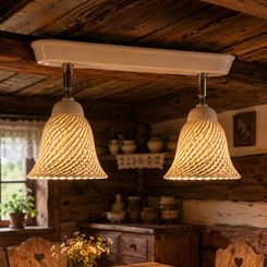 TIROLIA KERAMICKÉ STROPNÍ SVÍTIDLO 2211-2 - STROPNÍ SVÍTIDLA - HOME DECOR