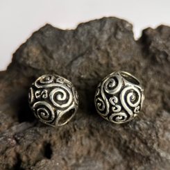 SLOVANSKÝ GOMBÍK, STŘÍBRNÝ KORÁLEK, AG 925 - DROBNÉ STŘÍBRNÉ ŠPERKY - STŘÍBRNÉ ŠPERKY