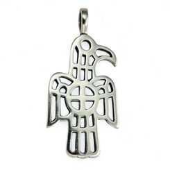 GÓTSKÁ ORLICE, STŘÍBRNÝ PŘÍVĚSEK, V. STOLETÍ, ITÁLIE, AG 925 - PŘÍVĚSKY - STŘÍBRNÉ ŠPERKY