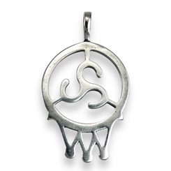AMULET OPPIDUM, STŘÍBRNÝ PŘÍVĚSEK, AG 925 - PŘÍVĚSKY - STŘÍBRNÉ ŠPERKY