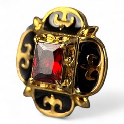 KNOFLÍK Z PORTRÉTU FRANCOUZSKÉHO KRÁLE JINDŘICHA IV., XVI. STOLETÍ - BROŽE - ŠPERKY