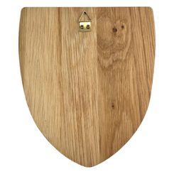 PĚTILISTÁ ROŽMBERSKÁ RŮŽE, ERB VE ŠTÍTU 20CM - DŘEVĚNÉ OBRAZY - HOME DECOR