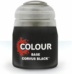 CITADEL BASE CORVUS BLACK 12ML - WARHAMMER - BARVY CITADEL - HRY A KNIHY