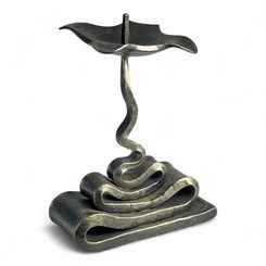 VOLUTY, KOVANÝ SVÍCEN - KOVANÉ VÝROBKY - KOVÁŘSTVÍ A MINCE