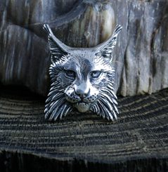 RYS OSTROVID - Lynx, přívěšek, stříbro 925