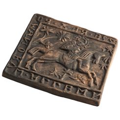 HUSITSKÝ BOJOVNÍK, MINIATURA - SLOVANÉ, ČECHY, MORAVA - HOME DECOR