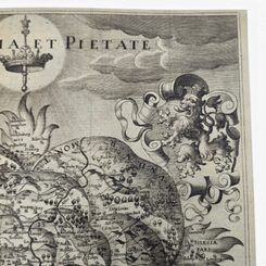 MAPA SVĚTA, JOHN SPEED, XVII. STOLETÍ, RUČNÍ PAPÍR - PLAKÁTY - HOME DECOR