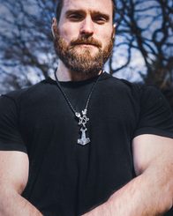 FENRIR, VIKINSKÝ VLK, NÁRAMEK, MOSAZ - NÁRAMKY - ŠPERKY