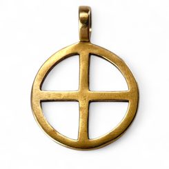 SYMBOL SLUNCE V, PŘÍVĚŠEK, BRONZ - PŘÍVĚSKY - ŠPERKY