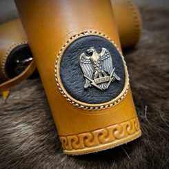 AQUILA, ŘÍMSKÁ ORLICE S.P.Q.R., KOŽENÉ NÁTEPNÍKY - KOŽENÁ ZBROJ - ZBROJE