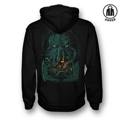 CULT OF CTHULHU MIKINA ZIPPER - MIKINY - MÓDA