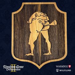 HOSPODA DÍRA, DŘEVĚNÝ ŠTÍT NA STĚNU, KINGDOM COME: DELIVERANCE 2 - KINGDOM COME: DELIVERANCE II