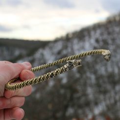BERSERKER, MEDVĚD, BRONZOVÝ TORQUES - TORQUESY - ŠPERKY