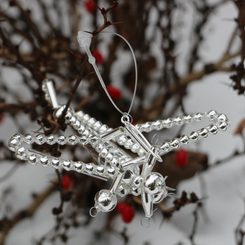 LETADLO, VÁNOČNÍ OZDOBA Z KRKONOŠ - VÁNOČNÍ OZDOBY - HOME DECOR