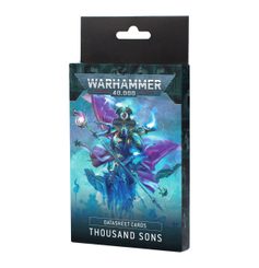 DATASHEET CARDS: THOUSAND SONS ENGLISH - WARHAMMER 40K - HRY A KNIHY