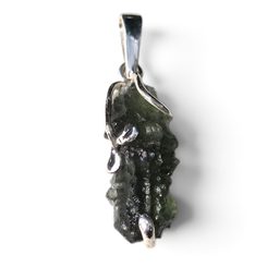 Silver Pendant with Moldavite, Ag 925