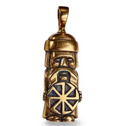 DOMOVOJ, SLOVANSKÝ DĚDEK HOSPODAŘÍČEK, KOLOVRAT, BRONZ - PŘÍVĚSKY - ŠPERKY