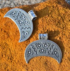 LUNULA, velkomoravský šperk, Staré Město, replika, stříbro 925