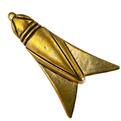 CIKÁDA, ŘÍMSKO-GERMÁNSKÁ SPONA, BRONZ - BROŽE A KNOFLÍKY - ŠPERKY