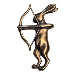 Bronze Belt Mount, Medieval Killer Rabbit Archer