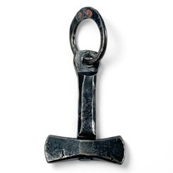 MJÖLNIR, KOVANÉ THOROVO KLADIVO, AMULET - KOVANÉ ŠPERKY - ŠPERKY