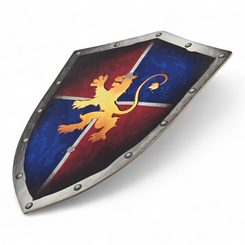 DŘEVĚNÝ ŠTÍT NA STĚNU XL, KINGDOM COME: DELIVERANCE 2 - KINGDOM COME: DELIVERANCE II