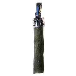 Sterling Silver Pendant with Moldavite, Ag 925