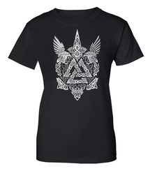 VALKNUT - VIKINSKÉ DÁMSKÉ ČB TRIČKO - TRIČKA DÁMSKÁ - MÓDA