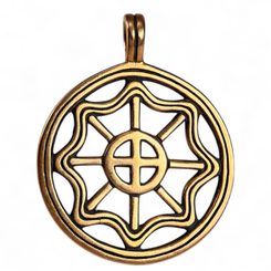 SLOVANSKÉ SLUNCE II, BRONZOVÝ PŘÍVĚŠEK - PŘÍVĚSKY - ŠPERKY