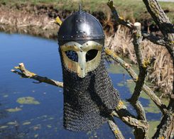 VENDEL, LUXUSNÍ VIKINSKÁ PŘILBA - VIKINSKÉ PŘILBY - ZBROJE