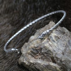 BERAN - STŘÍBRNÝ TORQUES, ANTICKÉ ŘECKO, AG 925 - TORQUESY - STŘÍBRNÉ ŠPERKY