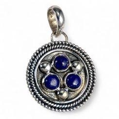 OCTAVIA, STŘÍBRNÝ PŘÍVĚSEK, LAPIS LAZULI AG 925/1000 - PŘÍVĚSKY - STŘÍBRNÉ ŠPERKY