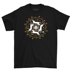 T-Shirt Rad des Jahres, mittelalterliche Hasen