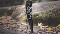 SLEIPNIR, SPONA A NÁKONČÍ NA OPASEK - VIKING, BRONZ - SPONY A KOVÁNÍ - SEDLÁŘSTVÍ