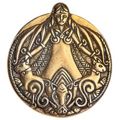 FREYA VIKINSKÝ AMULET BRONZ - BRONZOVÉ ŠPERKY - ŠPERKY