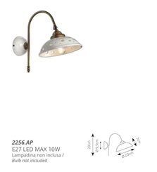 APIA KERAMICKÉ NÁSTĚNNÉ SVÍTIDLO 2025.1 - NÁSTĚNNÁ SVÍTIDLA - HOME DECOR