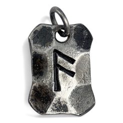 ANSUZ, KOVANÁ RUNA, AMULET - KOVANÉ ŠPERKY - ŠPERKY