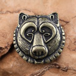 BERSERKER MEDVĚD, PŘÍVĚŠEK, STAROMOSAZ - ZVÍŘECÍ AMULETY - ŠPERKY