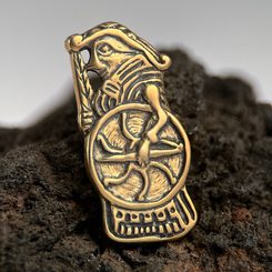 SKANDINÁVSKÝ HŘEBEN, BRONZ, DÁNSKO - PŘÍVĚSKY - ŠPERKY