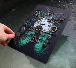 ALGIZ, KOVANÁ RUNA, AMULET - KOVANÉ ŠPERKY - ŠPERKY