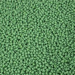 ROKAJLOVÉ KORÁLKY PRECIOSA, ZELENÁ, NEPRŮHLEDNÁ 10 / 0 - ROKAJLOVÉ KORÁLKY - ŠPERKY