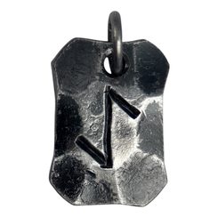 IHWAZ, KOVANÁ RUNA, AMULET - KOVANÉ ŠPERKY - ŠPERKY