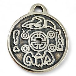 AMULET BOHATSTVÍ BUDDHISTICKÝ FENG SHUI, STŘÍBRNÝ PŘÍVĚSEK, AG 925 - PŘÍVĚSKY - STŘÍBRNÉ ŠPERKY